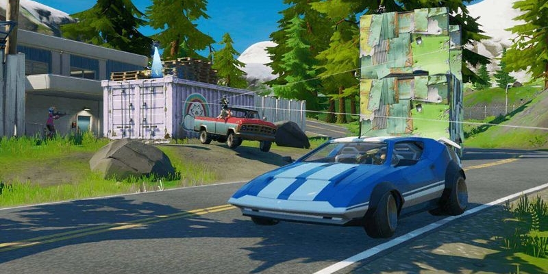 Samochody docierają do Fortnite Samochody docierają do Fortnite