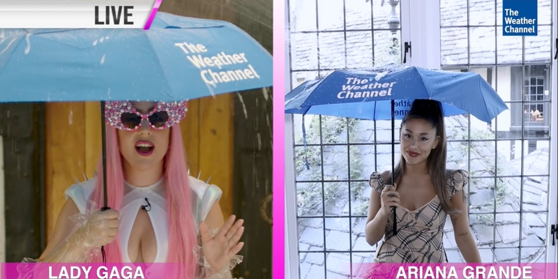 Weather Channel promuje nowy singiel Lady Gagi ¨Rain On Me¨ Weather Channel promuje nowy singiel Lady Gagi ¨Rain On Me¨